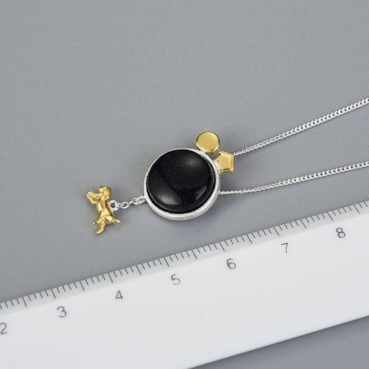 Dog & Earth Necklace