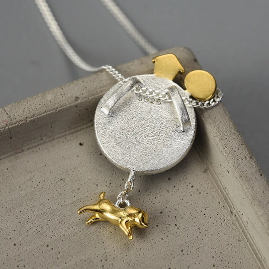 Dog & Earth Necklace