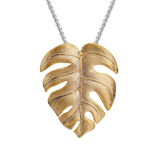 Monstera Leaf Necklace
