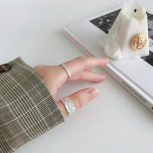 Wrinkled Plain Ring