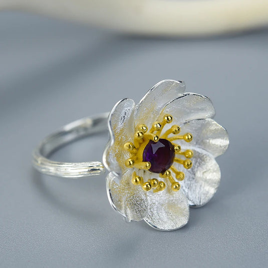 Anemone Flower Ring