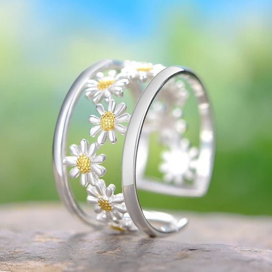 Little Daisy Flower Ring