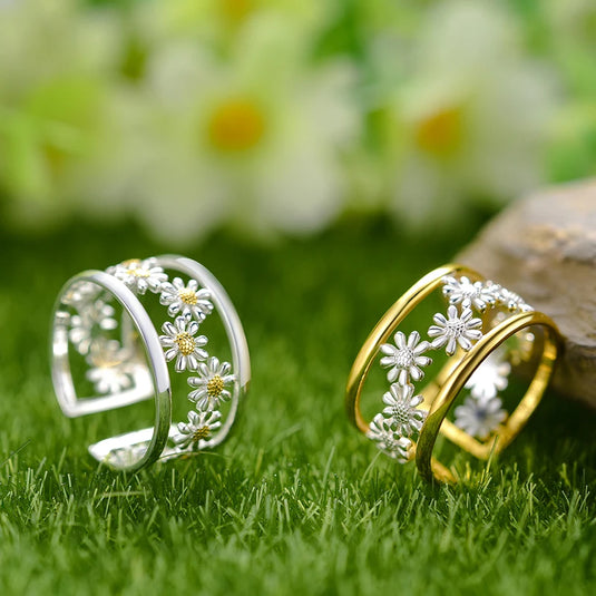 Little Daisy Flower Ring