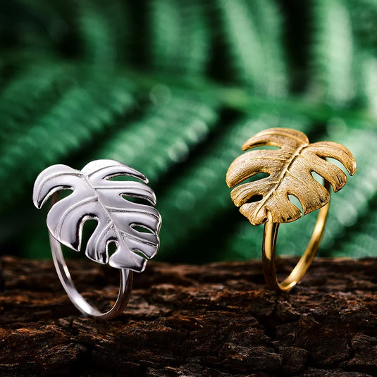 Monstera Leaf Ring