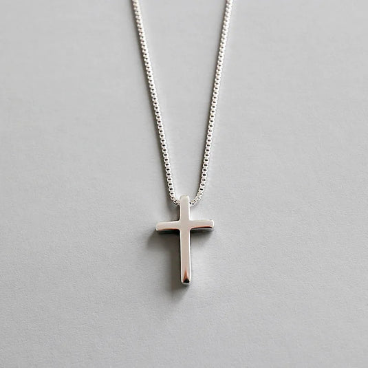 Silver Cross Necklace