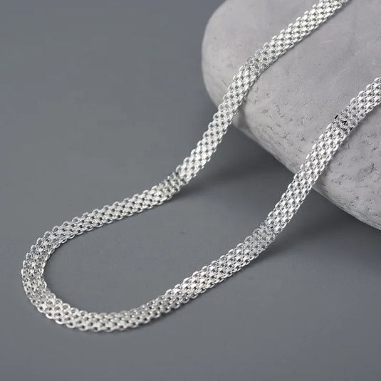 Wide Braided Necklace Chain